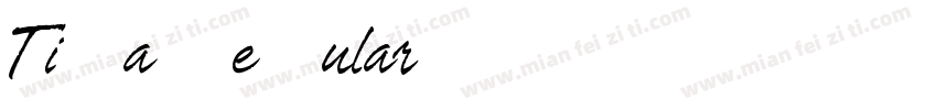 Tiza Regular字体转换